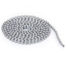 Approx. 1M 2.4mm stainless steel Beaded Chain for DIY Craft Jewellery J9H3