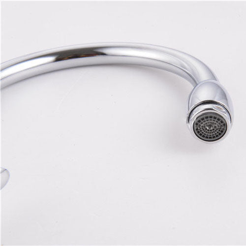 Red-crowned Crane Single Hole Hot and Cold High Curved Basin Kitchen Faucet