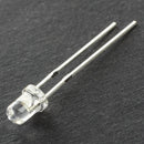 50 Pcs 3mm White Light Discrete LED Bulb Light Luminous Diode S6U7