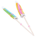 Approx. 145Pcs of Eight-Square Paper Cocktail Drink Sticks Parasol Umbrella A3Q3