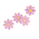 10pcs Embroidered Applique Flower Patches Sewing Craft Decoration U8D4