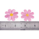 10pcs Embroidered Applique Flower Patches Sewing Craft Decoration U8D4