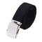 5X(Cloth belt waistband Band Belt Black Men 38mm Y1T5)
