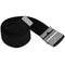 5X(Cloth belt waistband Band Belt Black Men 38mm Y1T5)