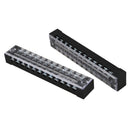 5 Pcs 600V 15A 12 Positions 12P Dual Rows Covered Barrier Screw Terminal Bl B9O5