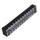 5 Pcs 600V 15A 12 Positions 12P Dual Rows Covered Barrier Screw Terminal Bl B9O5