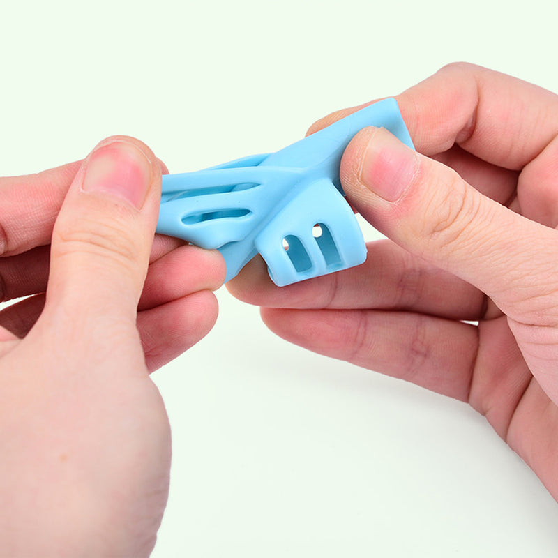 Two-Finger Grip Silicone Baby 3pcs Learning Writing Tool Writing Pencil