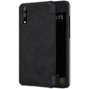 NILLKIN Window Smart Sleep Shockproof Flip PU Leather Full Body Cover Protective Case for Huawei P20