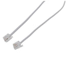 9M 30ft RJ11 6P2C Modular Telephone Phone Cables Wire White F2U2