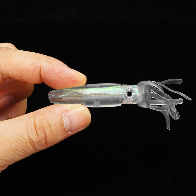 ZANLURE 10cm 4.9g Noctilucence Fishing Lures Soft Lure Fishing Bait Fishing Hook