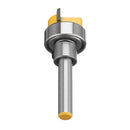 Drillpro 1/4 Inch Shank Hinge Mortise Template Router Bit 2 Flute Woodworking CNC Cutter