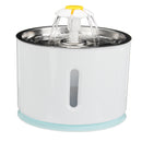 2.4L Automatic Pet Cat Dog Water Drinking Fountain Feeder Removable Pet Water Dispenser Waterer with Water Pump & LED Light