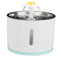 2.4L Automatic Pet Cat Dog Water Drinking Fountain Feeder Removable Pet Water Dispenser Waterer with Water Pump & LED Light