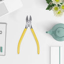 6" Yellow Plastic Coated Grip Diagonal Pliers Wire Side Cutter D2Q4
