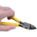 6" Yellow Plastic Coated Grip Diagonal Pliers Wire Side Cutter D2Q4