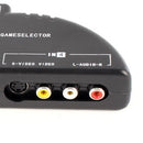 4-Way Audio Video AV RCA Switch Game Selector Box Splitter Black P5F4