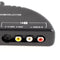 4-Way Audio Video AV RCA Switch Game Selector Box Splitter Black P5F4