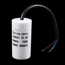 AC 450V 8uF Polypropylene Film Motor Running Capacitor