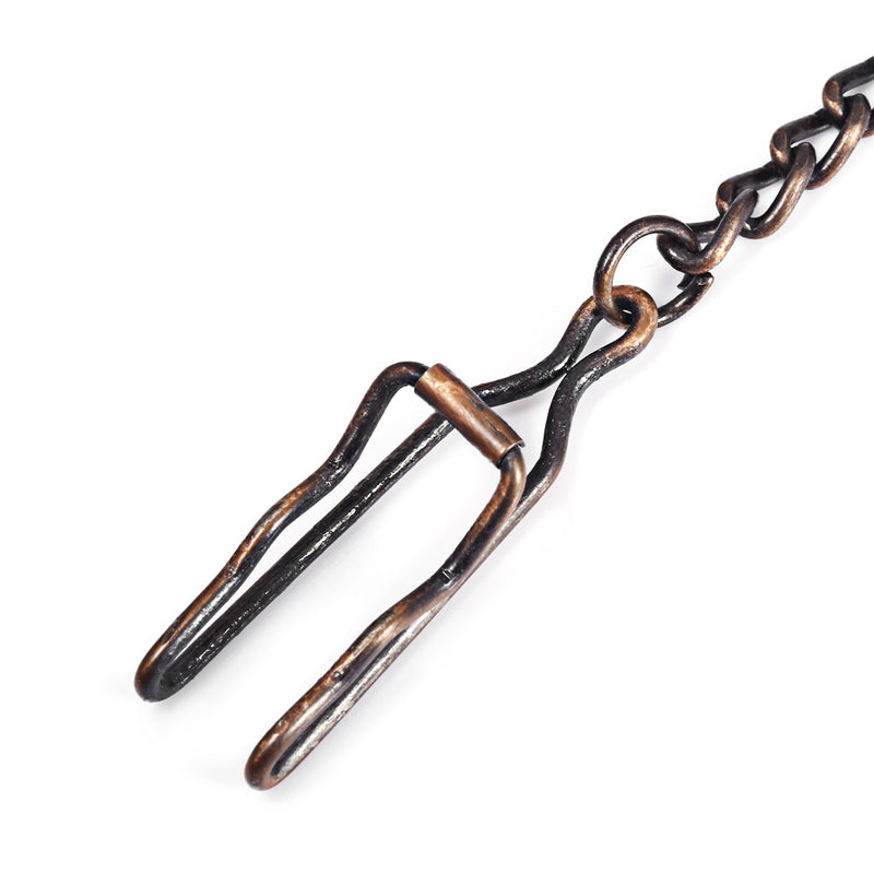 JIJIA JX013 Six Petals Hollow Alloy Chic Mechanical Pocket Watch