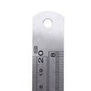 Stainless Steel 20cm 8 Inch Metric Straight Ruler Measuring Tool L2B4