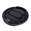 Univeral 49mm Center Pinch Front Lens Cap for DSLR Camera