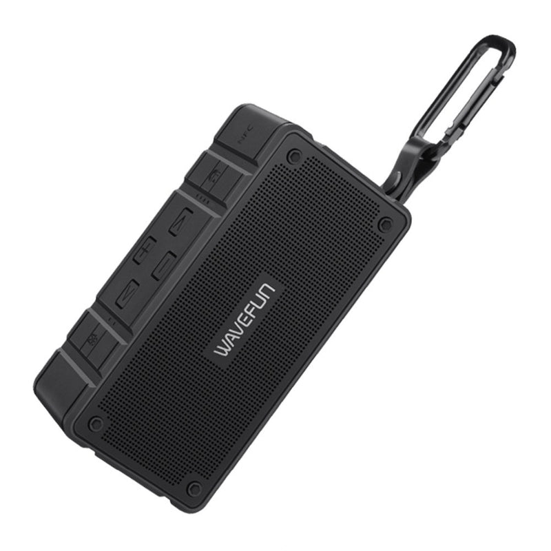Wavefun Cuboid NFC bluetooth Speaker IP65 Waterproof Stereo Bass Portable Wireless 10W Headset With Mic Support TF Card AUX