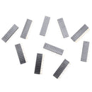 10pcs 2.54mm Single Row Female Pitch Header Socket Connector PCB 12 Pin Str V7D2