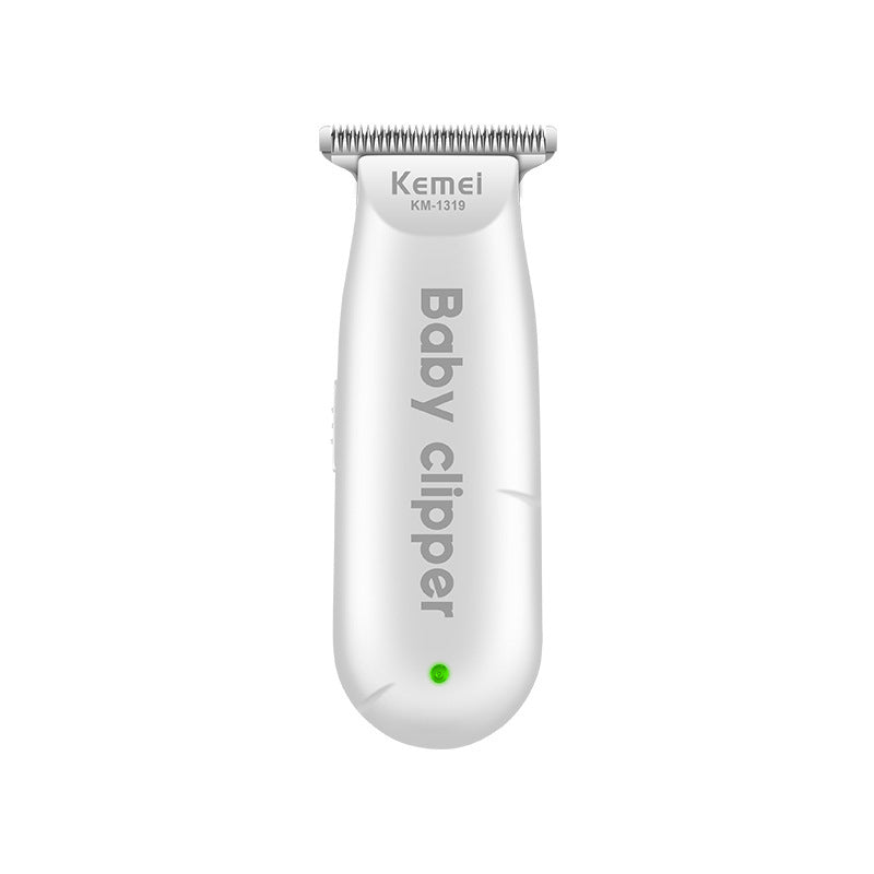 Kemei KM-1319 Mini Portable Electric Baby Hair Trimmer USB Rechargeable Hair Clipper Kids Hair Cutting Quiet Infant Household Shaver