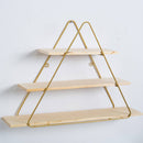 Geometric Iron Basket Wall Mount Rack Unit Shelf Storage Shelf Bracket Wall hanging rack Display Decor