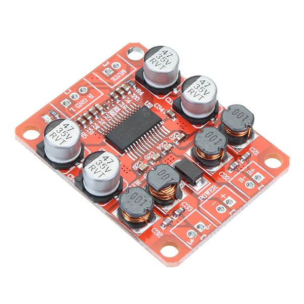 TPA3110 DC 12V 24V 2x15W Dual Channel Stereo Digital Power Amplifier Board For 4/6/8/10 Ohm Speaker