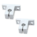 2Pcs SK8 8mm Linear Rail Shaft Clamping Guide Support for XYZ Table X5A5