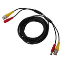 Yellow Video BNC Male Red DC Power Jack Male/Female Extension Cable 5 Meter J8X4