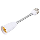 Light Lamp Bulb Flexible Extension Converter E26 Socket 18cm Long L2R3