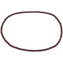 Stretch Strap 6mm Dia Beads Sandalwood Buddhist Prayer Necklace Red Q9L6