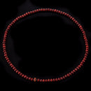 Stretch Strap 6mm Dia Beads Sandalwood Buddhist Prayer Necklace Red Q9L6