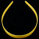 Lady Yellow Plastic Hair Hoop Headband Ornament w Teeth D5U7
