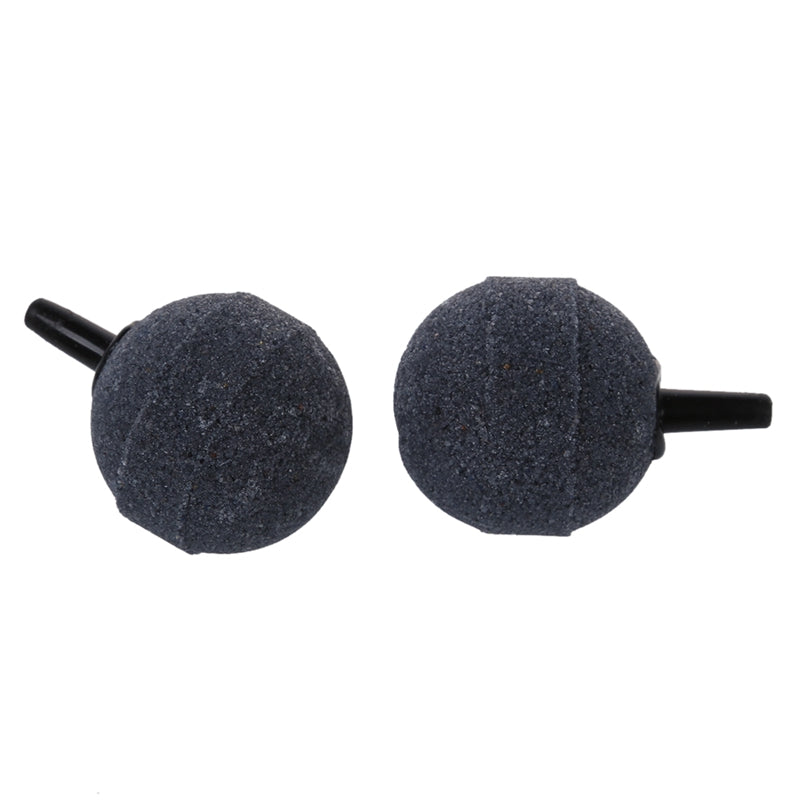 Ball Shaped Bubble Release 5-Piece Aquarium Air Stones, 30mm Diameter, Gray R7B8