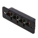 Single Row 4 Position Cable Clip Socket Push Type Speaker Terminals 5PCS H8S9