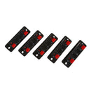 Single Row 4 Position Cable Clip Socket Push Type Speaker Terminals 5PCS H8S9