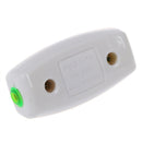 4 Pcs AC 250V White Plastic In-Line Cord Light Switch Y6X8