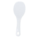 Plastic Rice Paddle Spoon Scoop 7.8 Inch Length 2 Pcs White K8B3