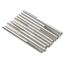 1/8" Shank 1 31/32" Long Abrasive Sandpaper Split Mandrels 10 Pcs N6Z7