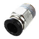 10 Pcs 1/4" PT Male Thread 8mm Push In Joint Pneumatic Connector Quick Fitt J8W7