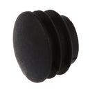 Plastic Screw Type Caps Furniture Covers 25mm Diameter 5 Pcs Black O8V7