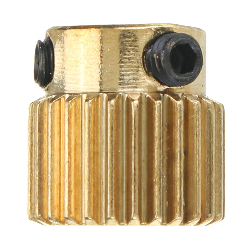 JGAURORA 26 Teeth 5mm Brass Extrusion Wheel Gear For 3D Printer