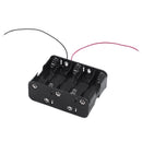 2 Pcs Black Plastic Battery Holder Case 10 x 1.5V AA R2N4