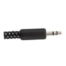 5 Pcs Black Plastic Housing 3.5mm Audio Jack Plug Headphone Connector R9F2