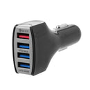 Bakeey 4 USB Port QC3.0 Fast Charge USB Car Charger for Samsung Xiaomi Huawei