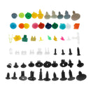Fastener Clips Rivet Retainer Push Engine Cover 500/800/1000PCS for Car Bumper Fender Door Trim Panel
