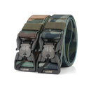 TUSHI CM9S 125cm Magnetic Buckle Heavy Duty Tactical Belt Camouflage Quick Release Nylon Waist Belt